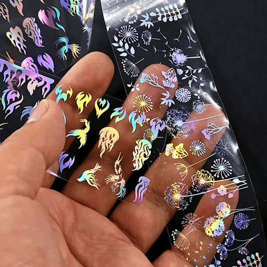 Unique Holographic Nail Decals