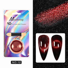 Load image into Gallery viewer, 9D Glitter Cat&#39;s Eye Magnetic Nail Powder
