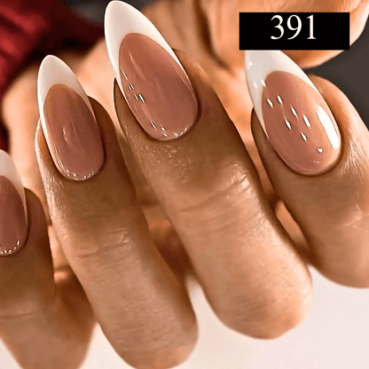 24Pcs Detachable Press on Full Cover Designer Nails