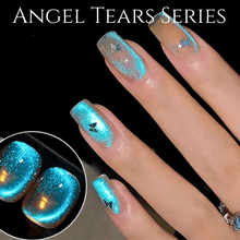 Load image into Gallery viewer, 5ML Blue Tears Magic Color Laser Cat Eye Magnetic Gel Polish
