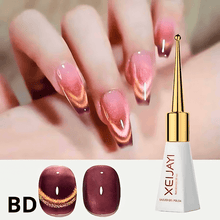 Load image into Gallery viewer, Reflective Glitter Magnetic Cat Eye Gel Polish
