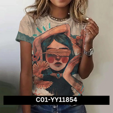 Load image into Gallery viewer, Women&#39;s Cartoon Characters Print T-Shirt
