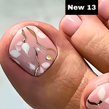 Load image into Gallery viewer, 24pcs Summer  Press on False Toe Nails
