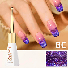 Load image into Gallery viewer, Reflective Glitter Magnetic Cat Eye Gel Polish
