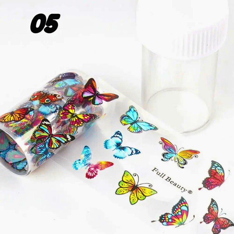 Aurora Holographic Shattered Glass Nail Foil