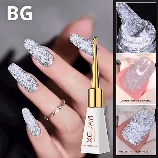 Reflective Glitter Magnetic Cat Eye Gel Polish