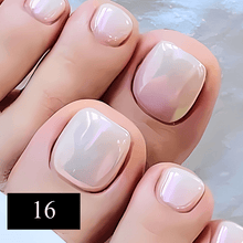 Load image into Gallery viewer, 24pcs Summer  Press on False Toe Nails
