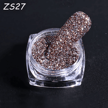 Load image into Gallery viewer, Black Candy Sand Sugar Nail Powder
