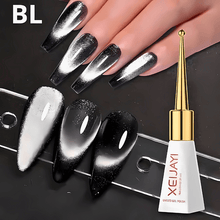 Load image into Gallery viewer, Reflective Glitter Magnetic Cat Eye Gel Polish
