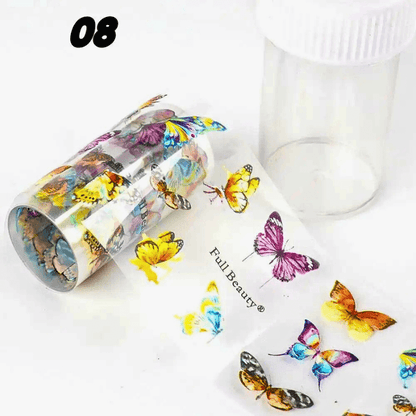 Aurora Holographic Shattered Glass Nail Foil