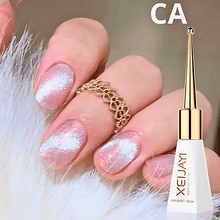 Load image into Gallery viewer, Reflective Glitter Magnetic Cat Eye Gel Polish
