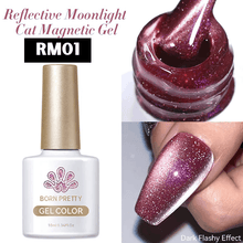 Load image into Gallery viewer, 10ML Reflective Moonlight Cat Magnetic Gel Nail Polish
