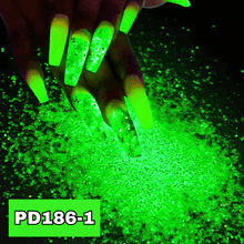 Load image into Gallery viewer, 10g Luminous Glow In The Dark Nail Powder
