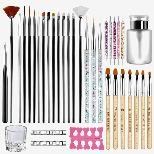 Precision Made Nail Art Brush Set