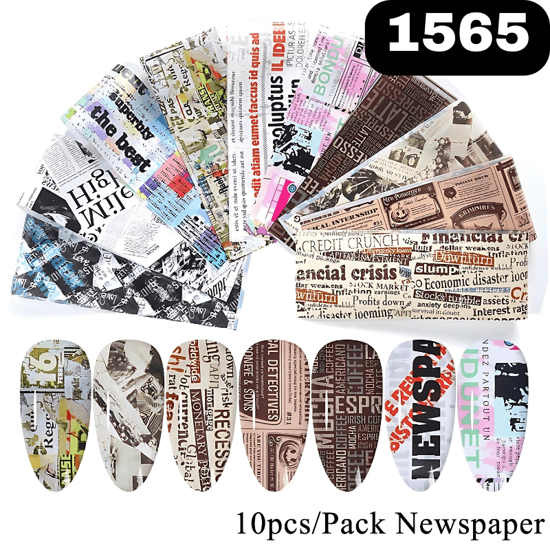 10pcs Camouflage Stickers for Nails