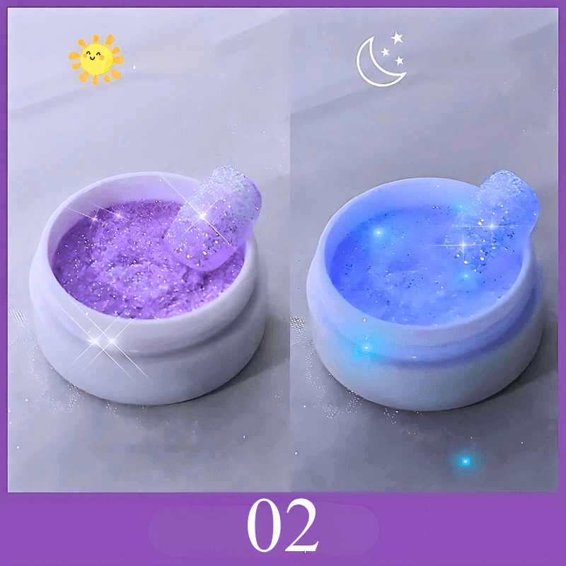 Luminous Night Fluorescent Glow in The Dark Nail Powder