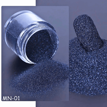 Black Candy Sand Sugar Nail Powder