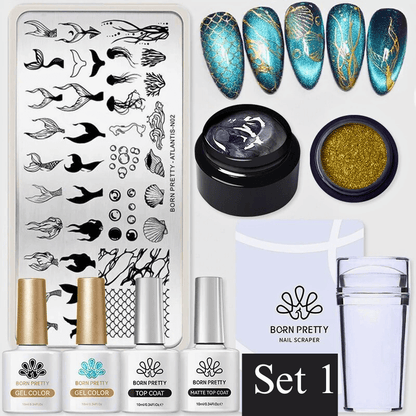 Nail Art Stamping Kit