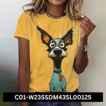 Load image into Gallery viewer, Women&#39;s Summer Funny Animal 3d Print T-Shirts
