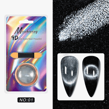 Load image into Gallery viewer, 9D Glitter Cat&#39;s Eye Magnetic Nail Powder
