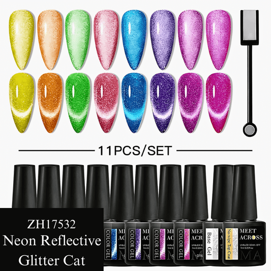 7ml Cat Magnetic Gel Nail Polish Set