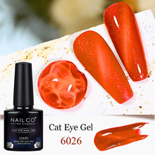 Load image into Gallery viewer, Transparent Crystal Cat Eye Magnetic Gel Polish
