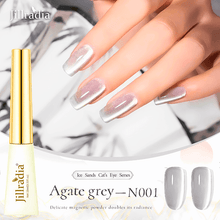 Load image into Gallery viewer, 10ml Silver Light Cat Eye Gel Nail Polish
