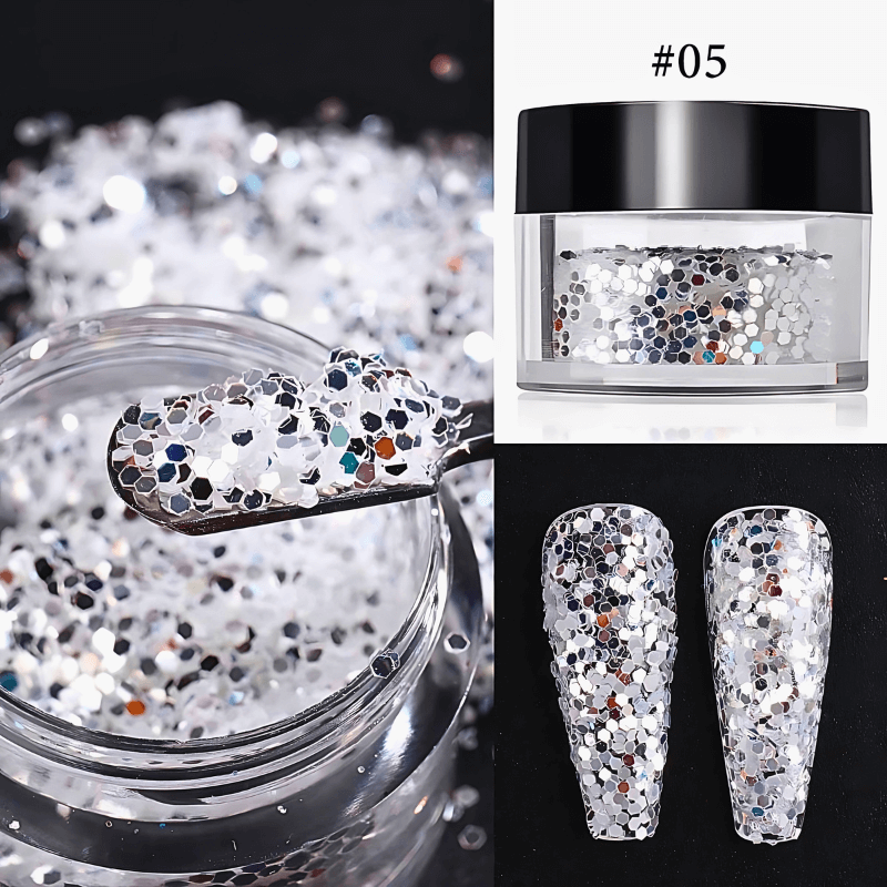 Black Candy Sand Sugar Nail Powder