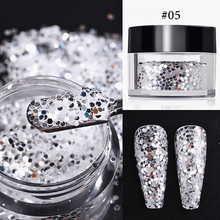 Load image into Gallery viewer, Black Candy Sand Sugar Nail Powder
