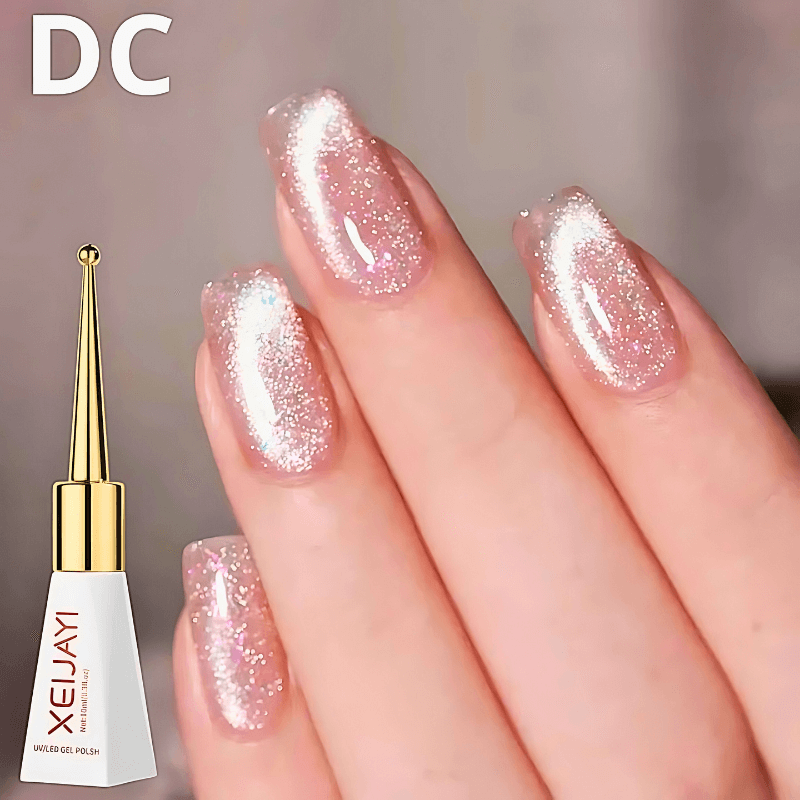 Reflective Glitter Magnetic Cat Eye Gel Polish