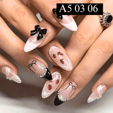 Load image into Gallery viewer, 24Pcs Detachable Press on Full Cover Designer Nails
