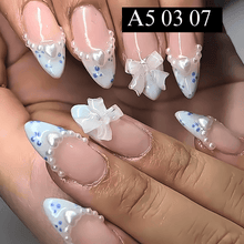 Load image into Gallery viewer, 24Pcs Detachable Press on Full Cover Designer Nails
