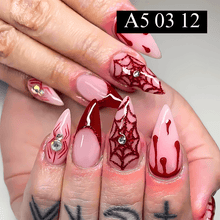 Load image into Gallery viewer, 24Pcs Detachable Press on Full Cover Designer Nails
