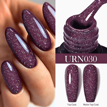 Load image into Gallery viewer, 7.5ML Glitter Sequin Color Gel Nail Polish
