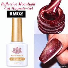 Load image into Gallery viewer, 10ML Reflective Moonlight Cat Magnetic Gel Nail Polish
