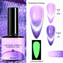 Load image into Gallery viewer, Noctilucent Temperature Changing Gel Nail Polish
