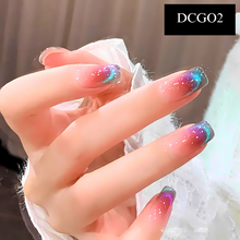 Load image into Gallery viewer, Rainbow Crystal Candy (Extreme Flash) Double Light Cat Eye Nail Polish
