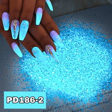 Load image into Gallery viewer, 10g Luminous Glow In The Dark Nail Powder
