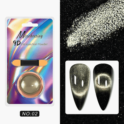 9D Glitter Cat's Eye Magnetic Nail Powder