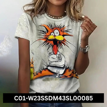 Load image into Gallery viewer, Women&#39;s Summer Funny Animal 3d Print T-Shirts
