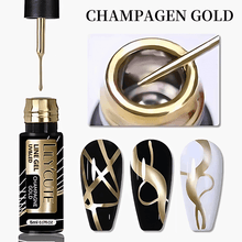 Load image into Gallery viewer, Ultra Shine  Metallic Liner Gel Nail Polish  (Rose Gold/ Silver / Champagne Gold)
