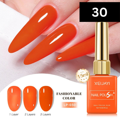 60 Colors Nude Gel Art Nail Polish