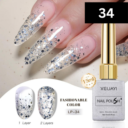 60 Colors Nude Gel Art Nail Polish