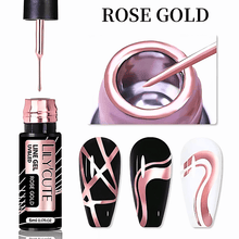 Load image into Gallery viewer, Ultra Shine  Metallic Liner Gel Nail Polish  (Rose Gold/ Silver / Champagne Gold)
