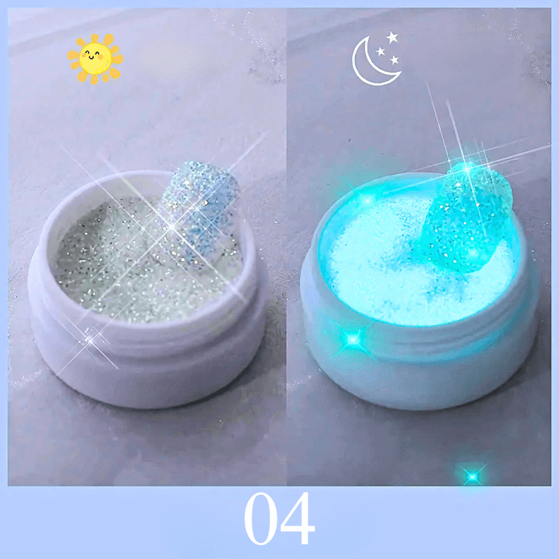 Luminous Night Fluorescent Glow in The Dark Nail Powder