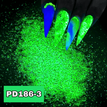 Load image into Gallery viewer, 10g Luminous Glow In The Dark Nail Powder
