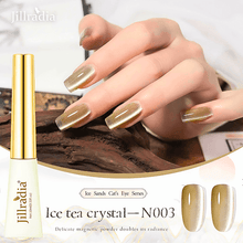 Load image into Gallery viewer, 10ml Silver Light Cat Eye Gel Nail Polish
