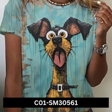 Load image into Gallery viewer, Women&#39;s Summer Funny Animal 3d Print T-Shirts
