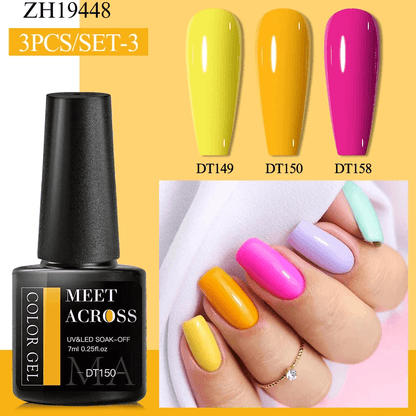 3Pcs Complementary Color Nail Polish sets