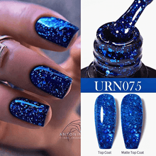 Load image into Gallery viewer, 7.5ML Glitter Sequin Color Gel Nail Polish
